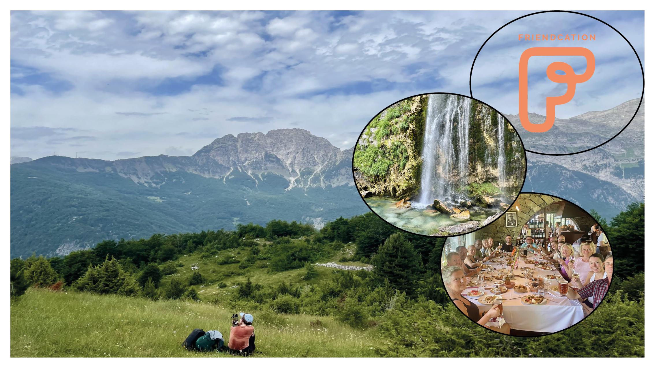 Friendcation vandring i norra Albanien